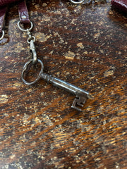 Rare Victorian Leather Chatelaine