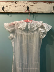 Sheer White Organza 1930’s Dress