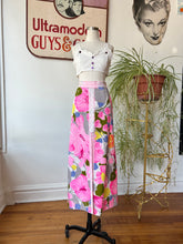 60’s Vibrant Pink Quilted Maxi