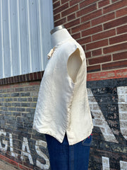 60’s Cream Blouse with Bow