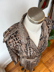 Vintage 1980’s Snakeskin Print Dress