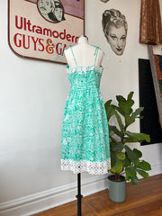Green Print Lilly Pulitzer Sundress