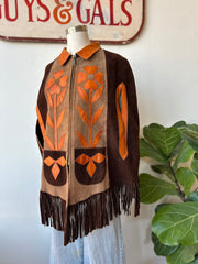 1970’s Suede Cape