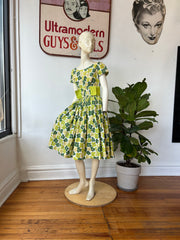 Spring Floral Print Dress