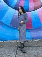 1920’s Blue & White Work Dress
