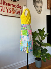 1980’s Lilly Pulitzer Patchwork Print Skirt
