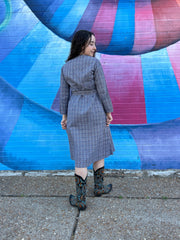 1920’s Blue & White Work Dress