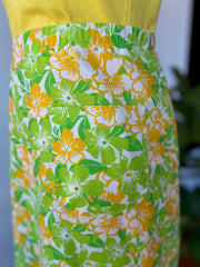 1980’s Gold & Green Lilly Pulitzer Skirt