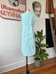 60’s 70’s Blue Butterfly Print Lilly Pulitzer Dress