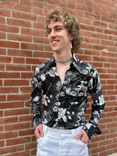 70’s Floral & Victorian Lady Print Shirt