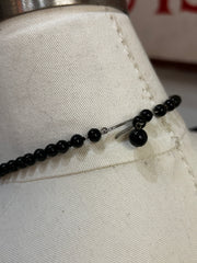 40’s Glass Bead & Rhinestone Necklace