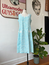 60’s 70’s Blue Butterfly Print Lilly Pulitzer Dress
