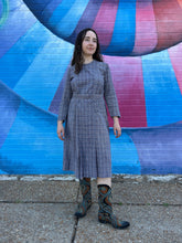 1920’s Blue & White Work Dress