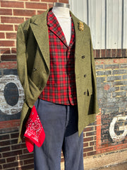 90’s Double RL Classic Plaid Vest