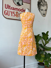1960’s/70’s Orange & Pink Print Lilly Pulitzer Dress