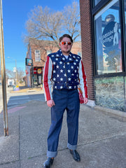 Stars and Stripes Motorcycle Jacket