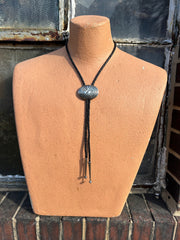Hopi Man in Maze Bolo Tie