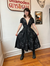 1950’s Estevez Black Dress w/Roses