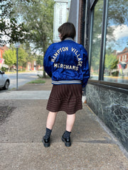 1940’s Blue Satin Baseball Jacket