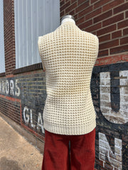 Quality Cable Knit Wool Vest