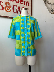 1960’s Mod Print Top