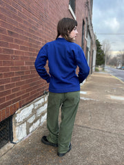 1940's/50's Blue Athletic Cardigan