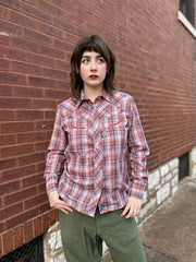 Kenny Rogers Pearl Snap Western Top