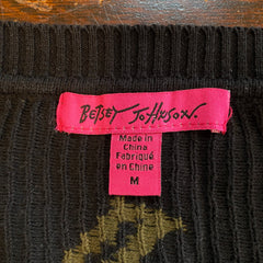 Y2K Betsey Johnson “Bang Bang” Sweater Dress
