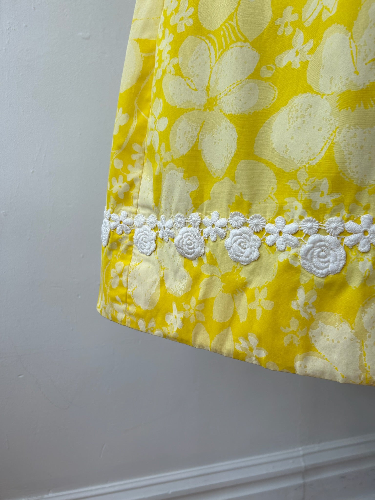 60’s Yellow Floral Lilly Pulitzer Dress