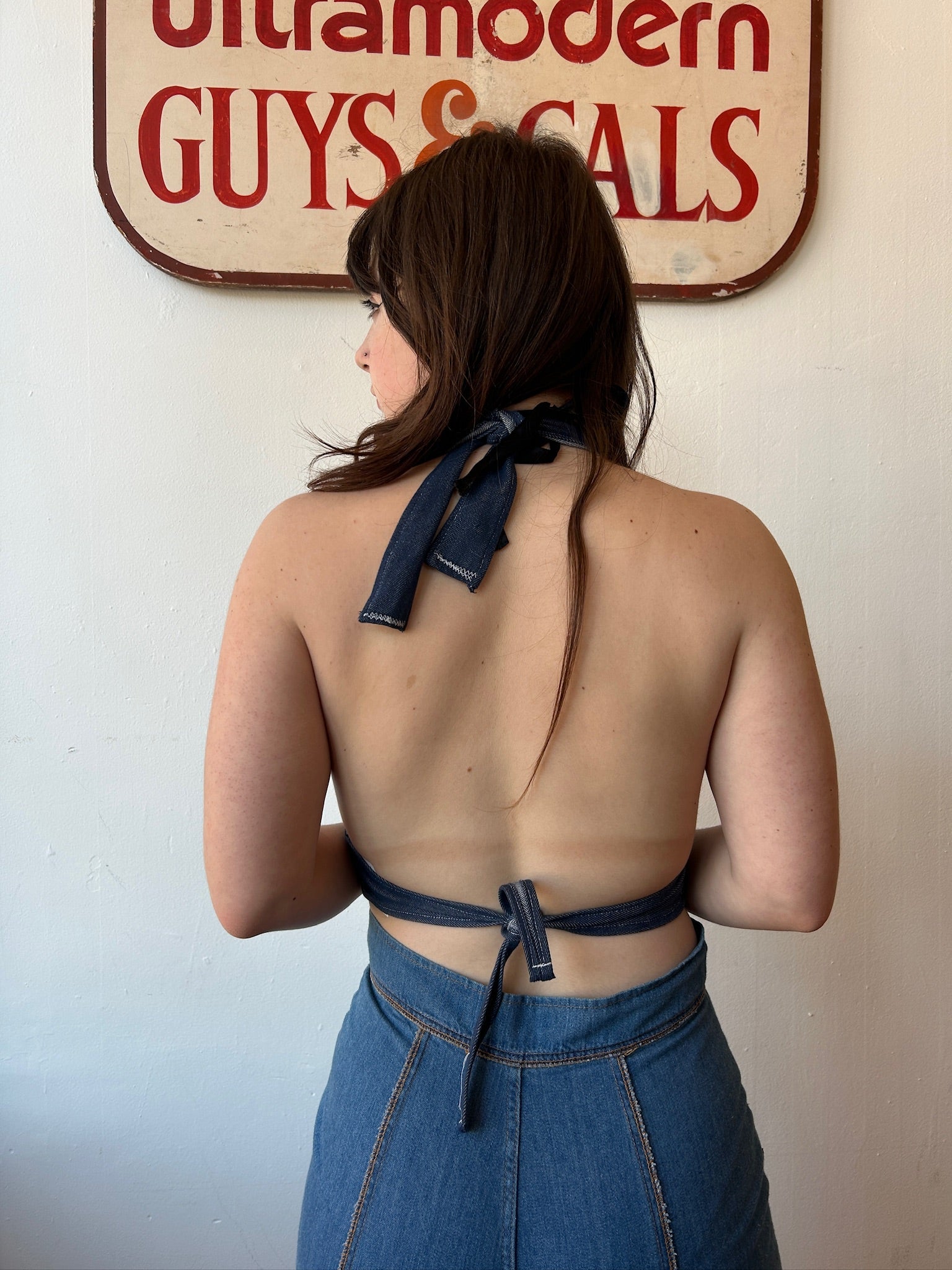 70’s Denim Halter