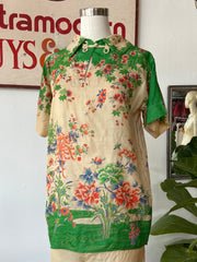 1920’s Silk Pongee Pajama Set