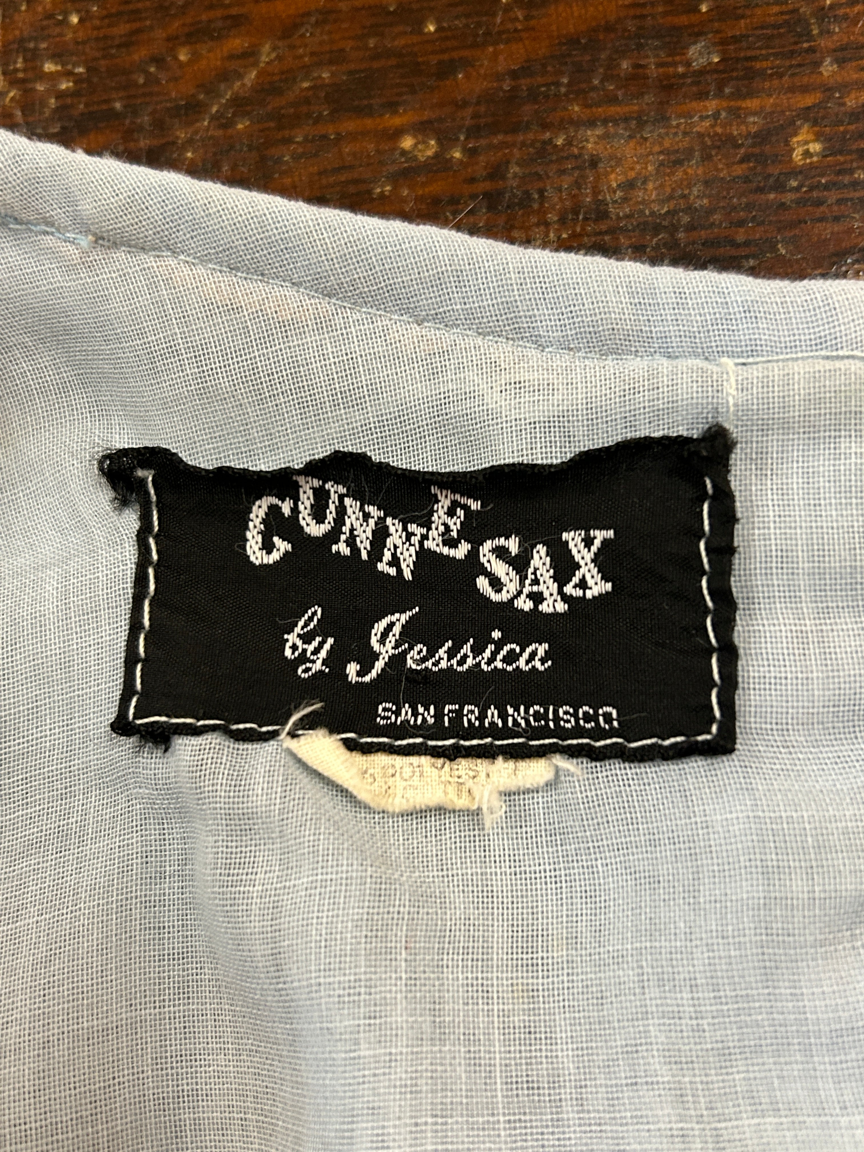 1970’s Pale Blue Gunne Sax Maxi Dress