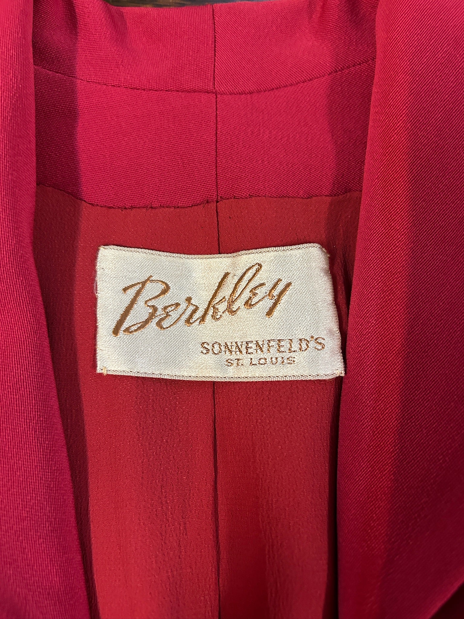 Raspberry Red 1940’s Suit