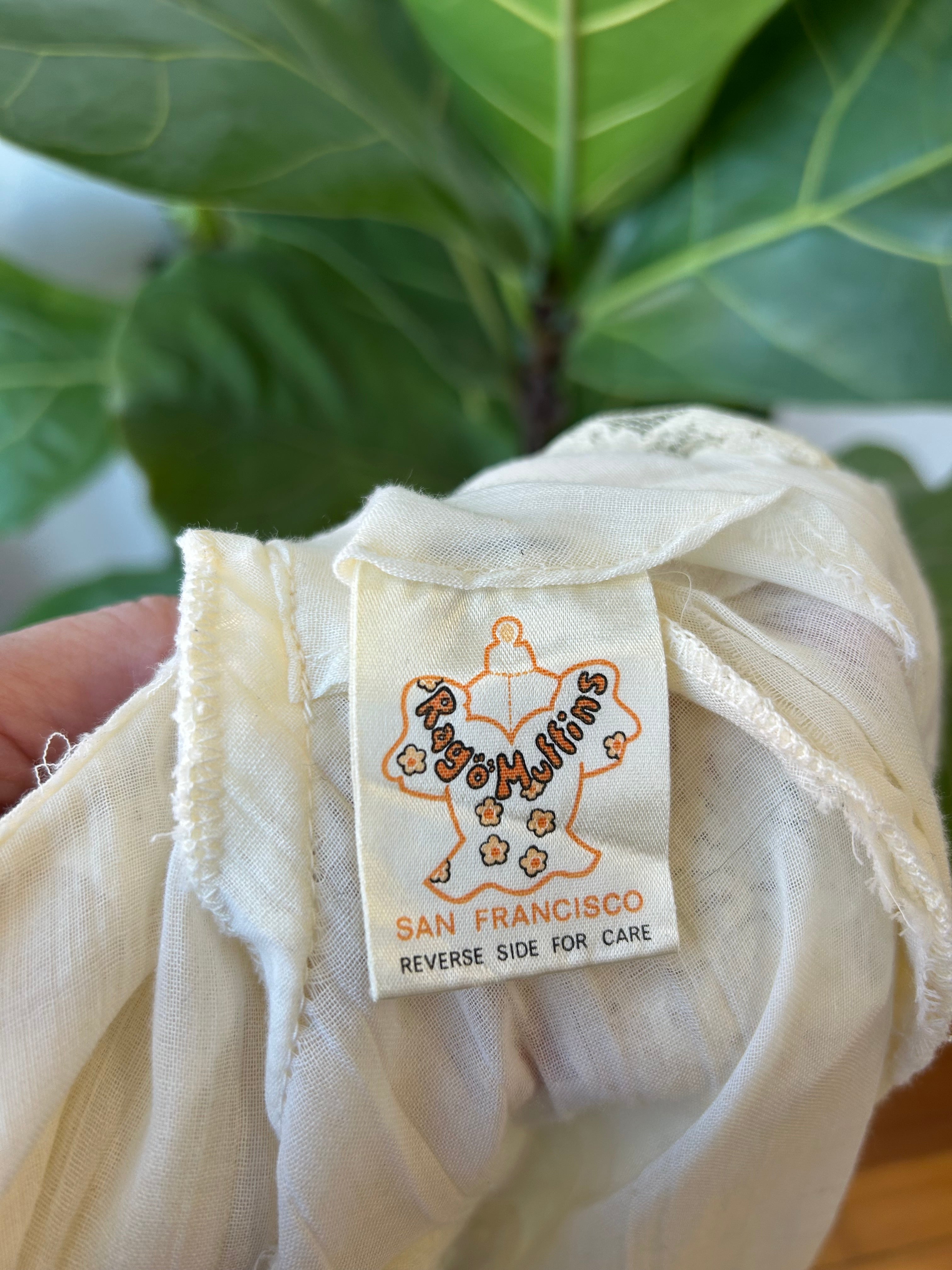 Romantic 1970’s Hooded Blouse