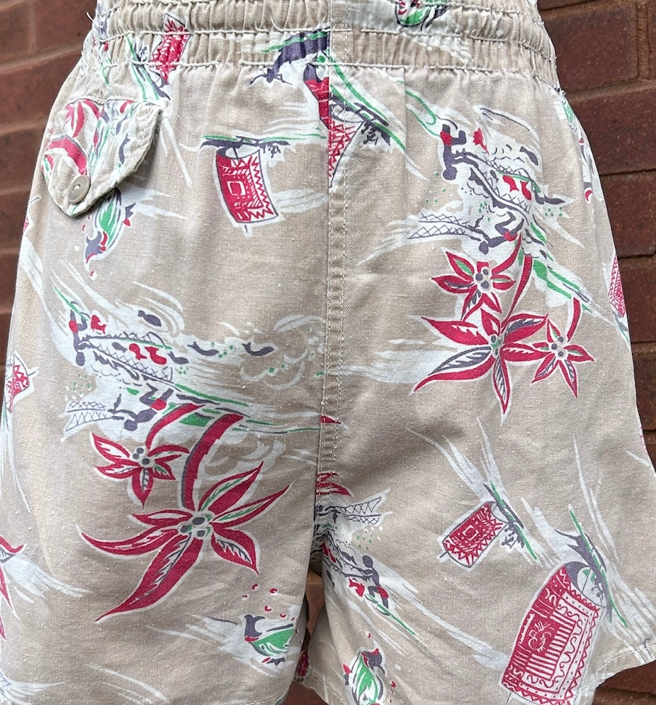 Swim Trunks with Fish