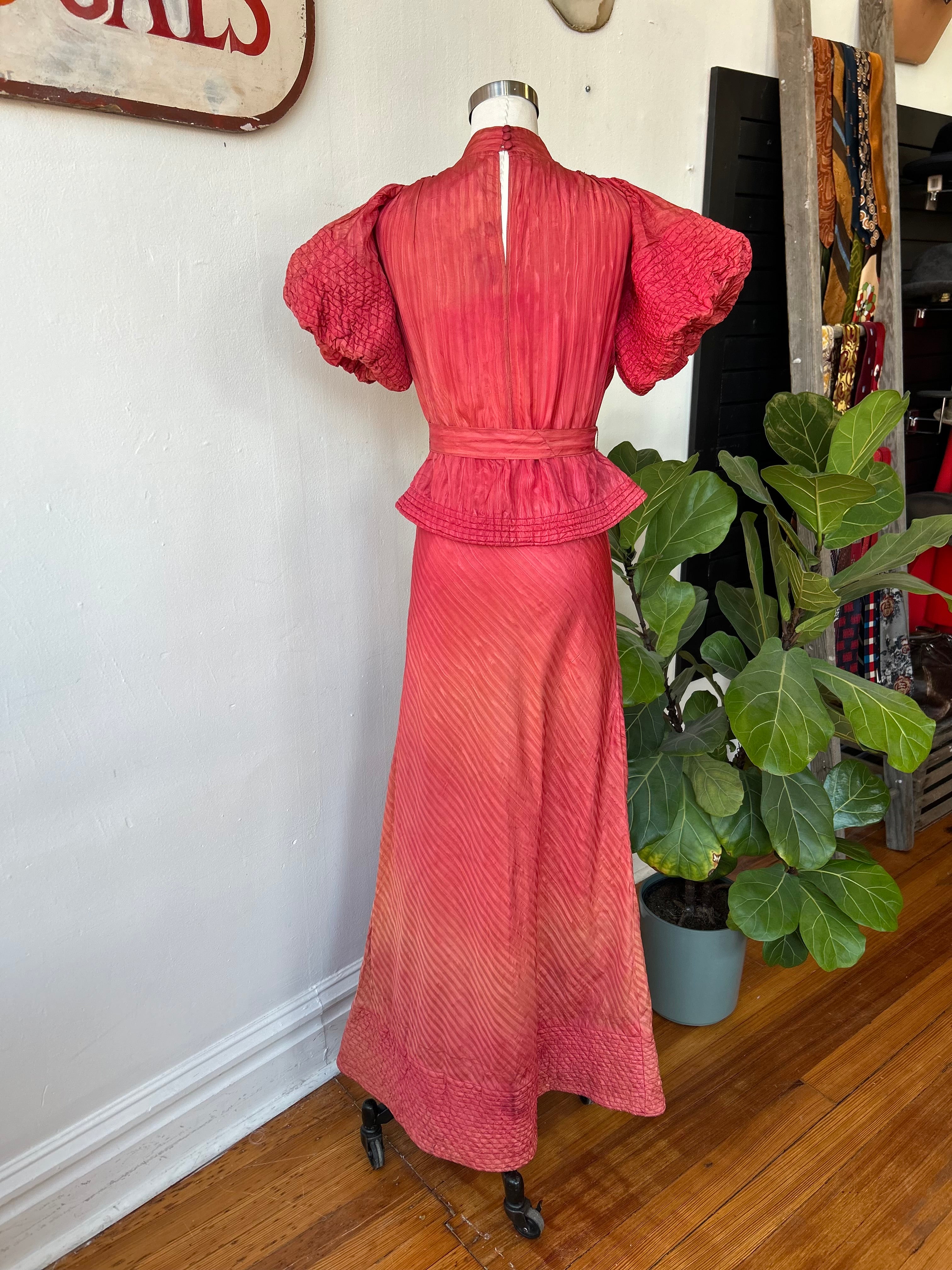 Stunning Rose 1930’s Gown/LoungingDress