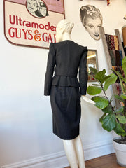1980’s Valentino Boutique Houndstooth Print Suit