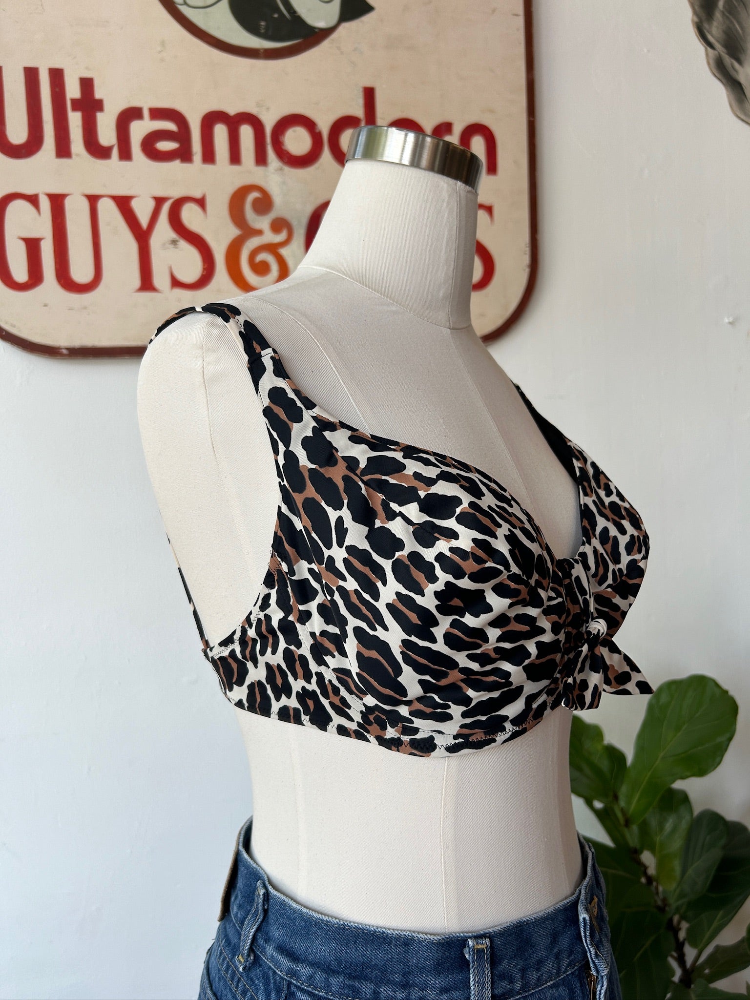 Animal Print Bra Top