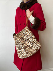 1940’s Faux Leopard Muff
