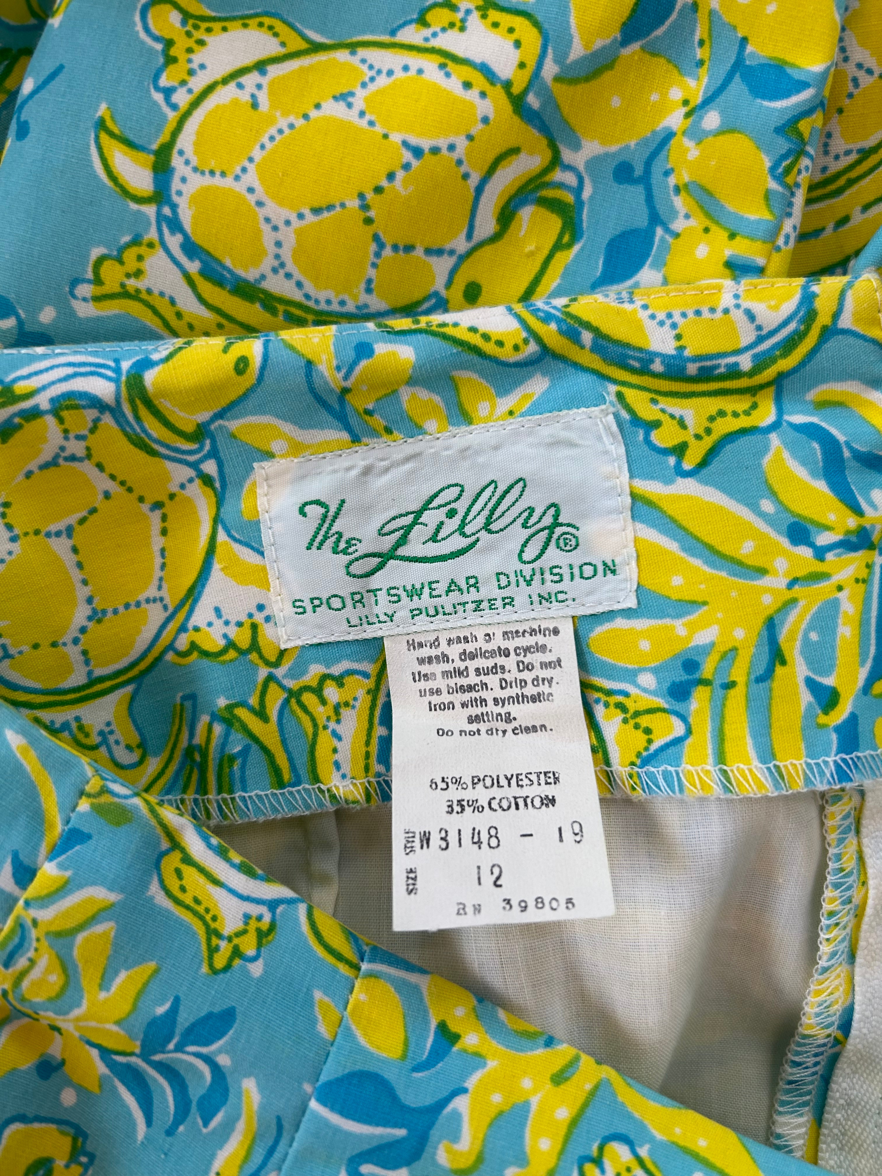 80’s Turtle Print Lilly Skirt