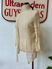 Sheer Mesh Lace Jacket