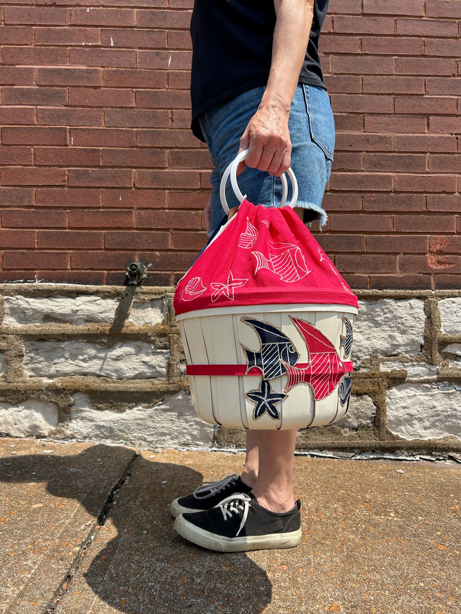 Unique Fish Basket Bag