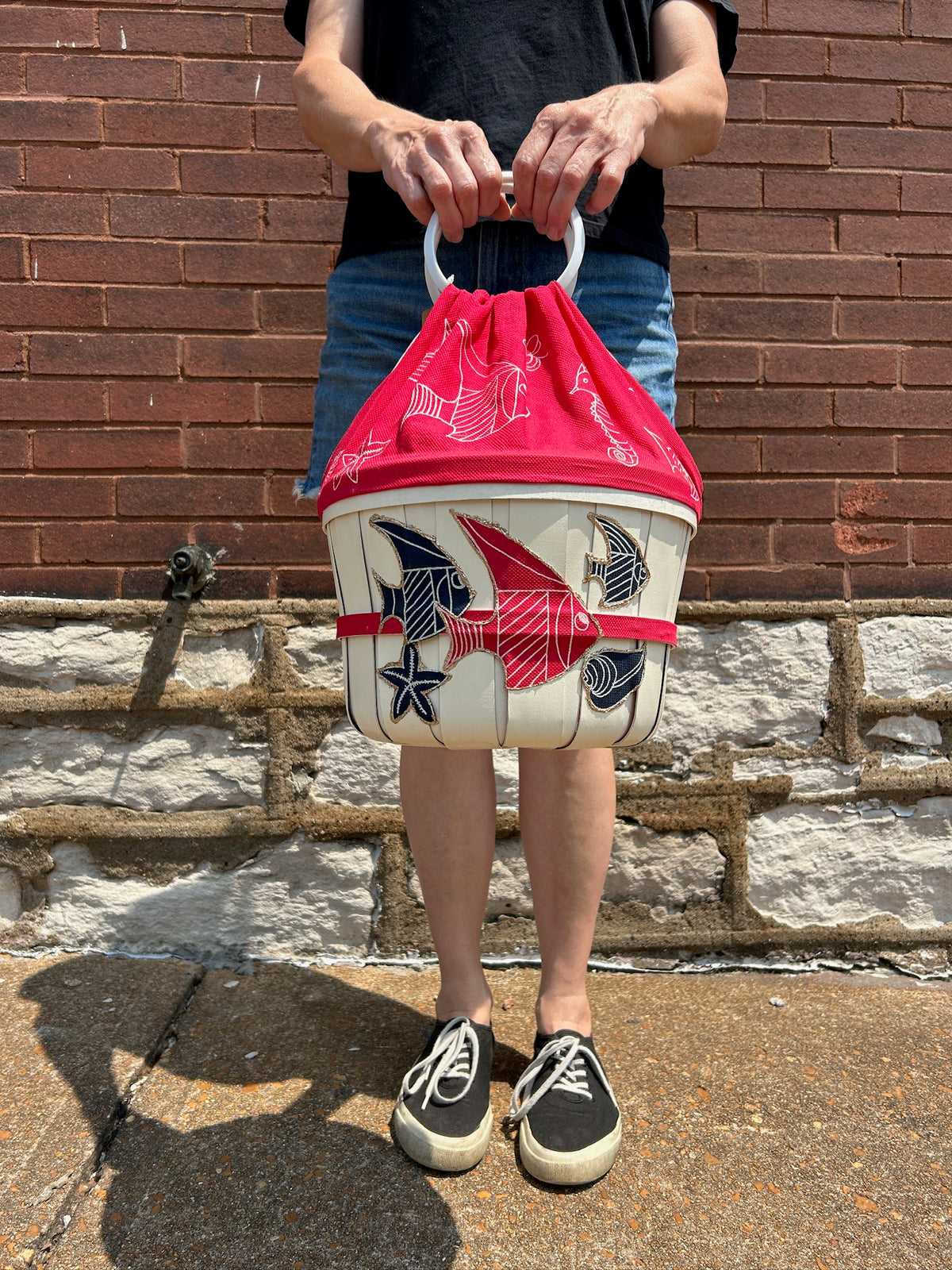 Unique Fish Basket Bag