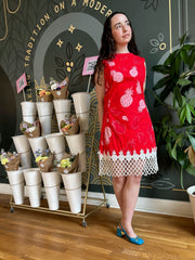 1960’s Pineapple Print Lilly Dress