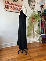 1970’s Mollie Parnis Halter Maxi Dress