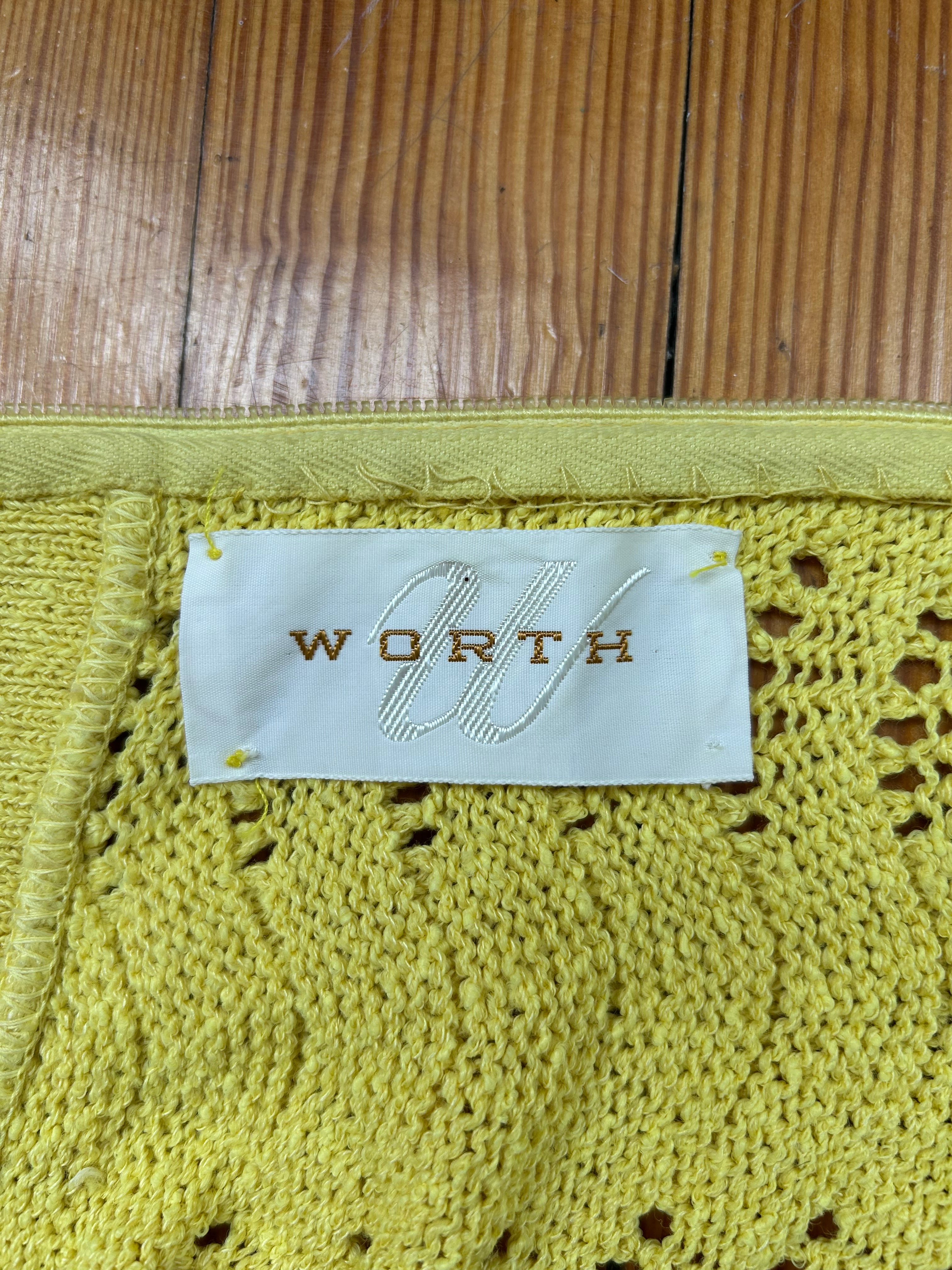 1960’s Yellow Knit Dress