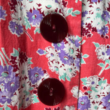 Load image into Gallery viewer, 1930’s Floral Bouquet Smock Dress
