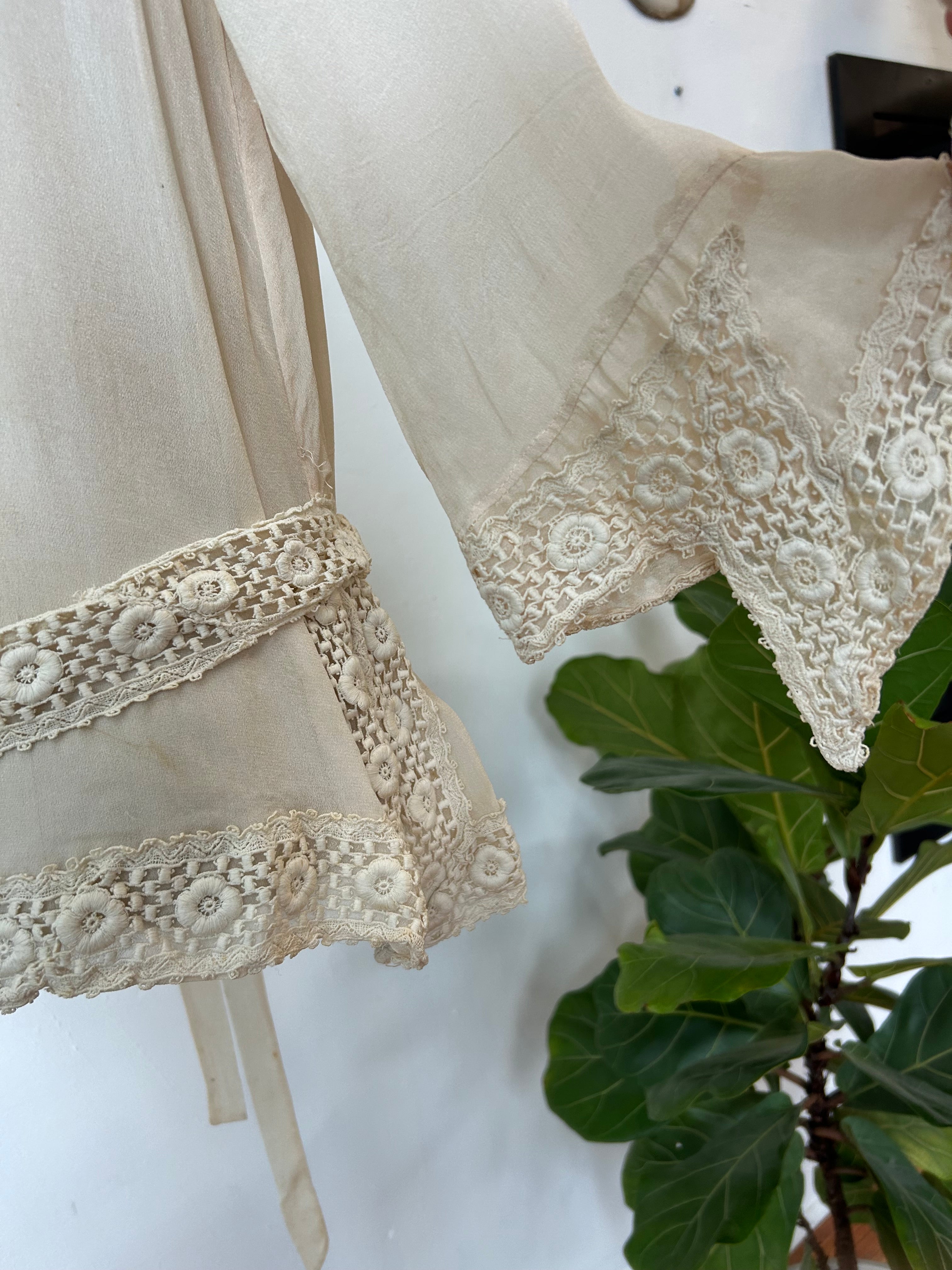 Lovely Old Blouse w/Sash