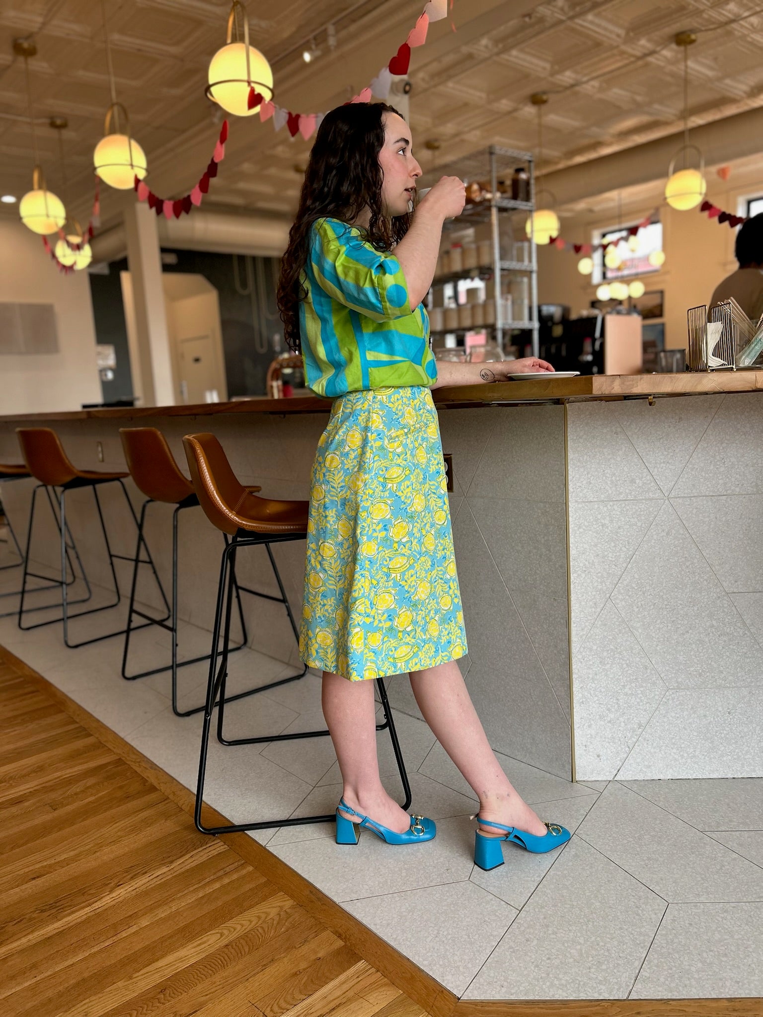 80’s Turtle Print Lilly Skirt