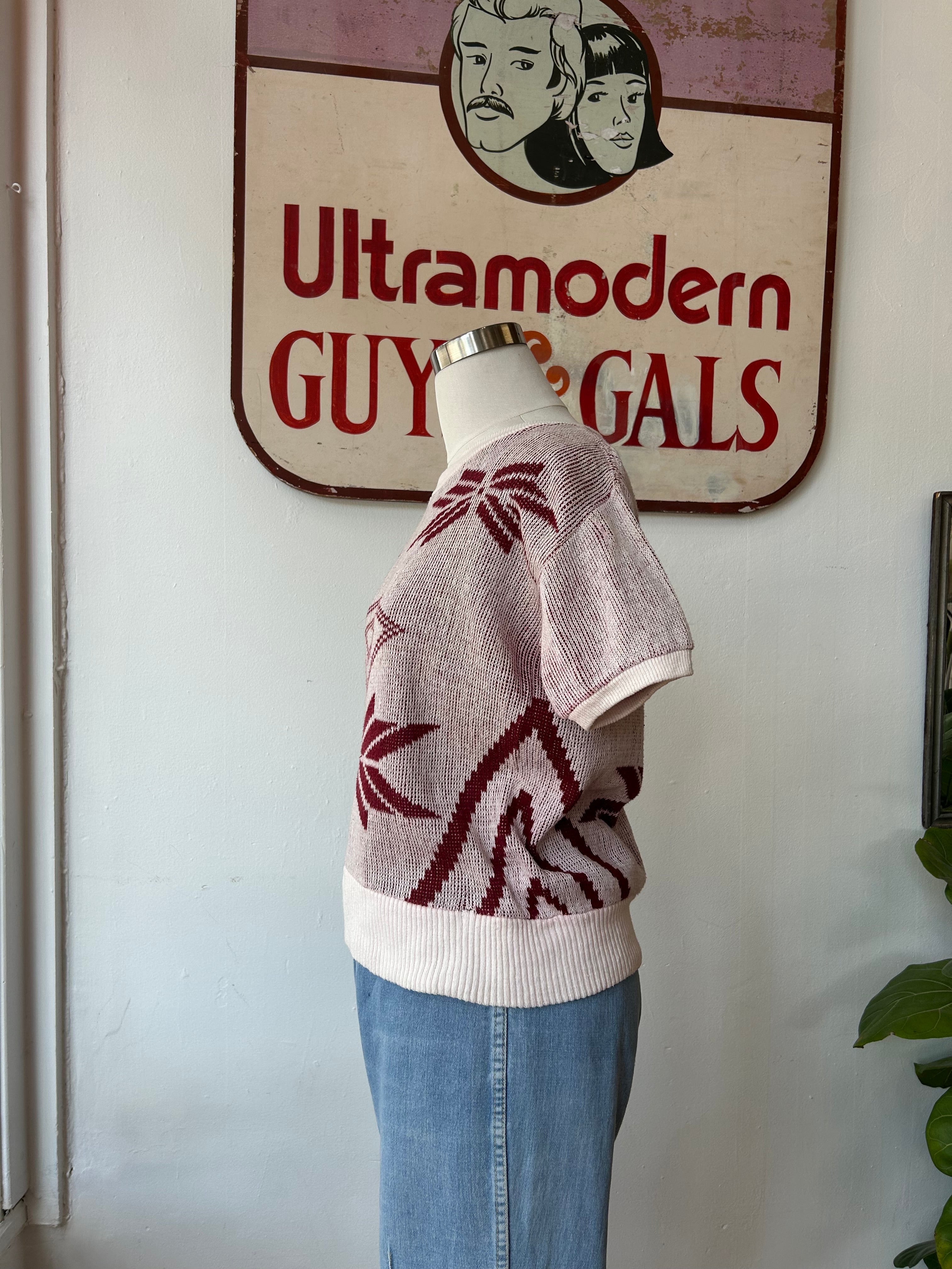 1940’s pullover cable knit sweater